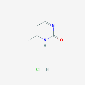 molecular formula C5H7ClN2O B018306 4-甲基嘧啶-2-醇盐酸盐 CAS No. 5348-51-6
