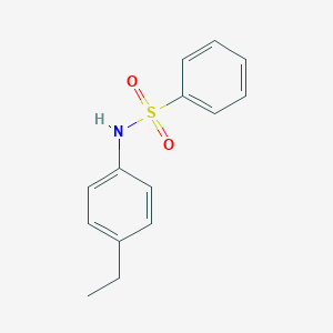 molecular formula C14H15NO2S B183077 N-(4-ethylphenyl)benzenesulfonamide CAS No. 92961-34-7