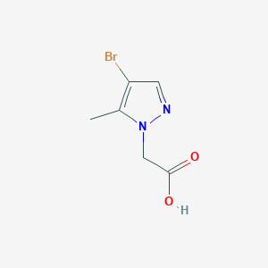 molecular formula C6H7BrN2O2 B183078 (4-bromo-5-methyl-1H-pyrazol-1-yl)acetic acid CAS No. 512809-63-1