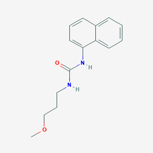 molecular formula C15H18N2O2 B183092 1-(3-Methoxypropyl)-3-(1-naphthyl)urea CAS No. 102613-44-5