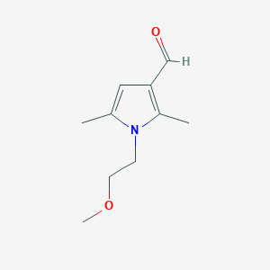 1-(2-methoxyethyl)-2,5-dimethyl-1H-pyrrole-3-carbaldehyde