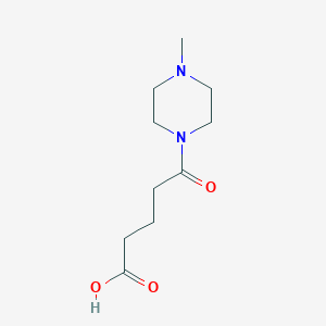 molecular formula C10H18N2O3 B183098 5-(4-Methylpiperazin-1-yl)-5-oxopentanoic acid CAS No. 75727-47-8