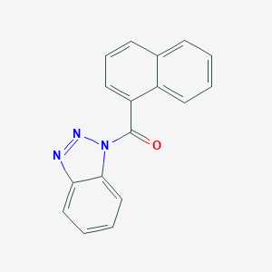 molecular formula C17H11N3O B183101 1-(1-Naphthylcarbonyl)-1H-benzotriazole CAS No. 306990-95-4