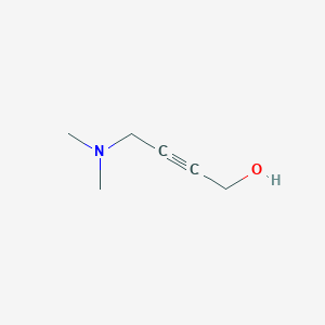 molecular formula C6H11NO B183112 4-(二甲基氨基)丁-2-炔-1-醇 CAS No. 14597-26-3