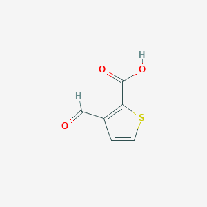 molecular formula C6H4O3S B183125 3-Formyl-2-thiophenecarboxylic acid CAS No. 19991-68-5