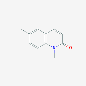 molecular formula C11H11NO B183126 2(1H)-Quinolinone, 1,6-dimethyl- CAS No. 29969-49-1