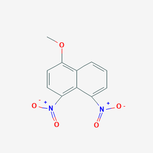 molecular formula C11H8N2O5 B183129 1-Methoxy-4,5-dinitronaphthalene CAS No. 91135-92-1