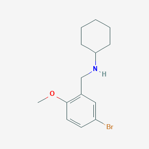 N-[(5-bromo-2-methoxyphenyl)methyl]cyclohexanamine