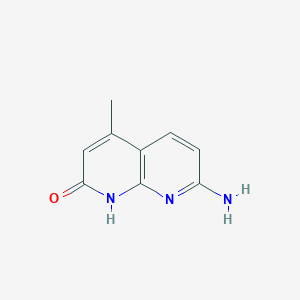 7-Amino-4-methyl-1,8-naphthyridin-2-ol