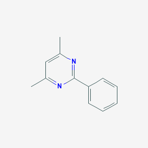 molecular formula C12H12N2 B183152 4,6-Dimethyl-2-phenylpyrimidine CAS No. 14164-34-2