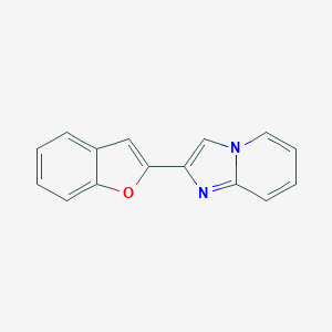 Imidazo[1,2-a]pyridine, 2-(2-benzofuranyl)-