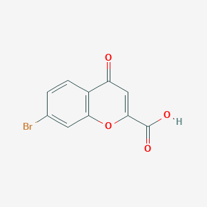 molecular formula C10H5BrO4 B183157 7-Bromo-4-oxo-4H-chromene-2-carboxylic acid CAS No. 113850-96-7