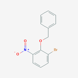 molecular formula C13H10BrNO3 B183181 2-(Benzyloxy)-1-bromo-3-nitrobenzene CAS No. 688363-79-3