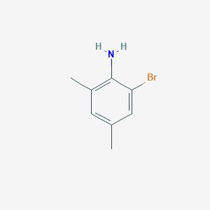 molecular formula C8H10BrN B183183 2-溴-4,6-二甲基苯胺 CAS No. 41825-73-4
