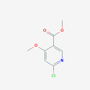 B183184 Methyl 6-chloro-4-methoxypyridine-3-carboxylate CAS No. 84332-02-5
