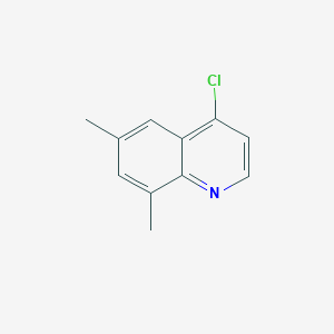 molecular formula C11H10ClN B183186 4-氯-6,8-二甲基喹啉 CAS No. 196803-72-2