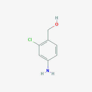 B183187 (4-Amino-2-chlorophenyl)methanol CAS No. 51420-25-8