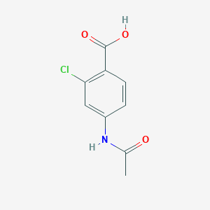 molecular formula C9H8ClNO3 B183189 4-(acetylamino)-2-chlorobenzoic acid CAS No. 38667-55-9