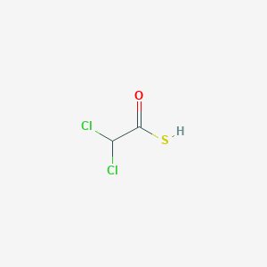 molecular formula C2H2Cl2OS B183190 alpha-Dichlorothioacetic acid CAS No. 13639-16-2