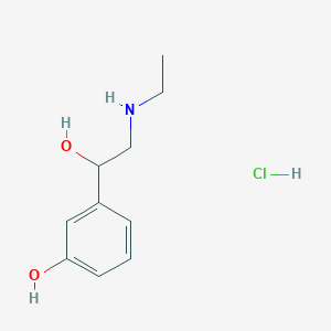 molecular formula C10H16ClNO2 B018320 Etilefrine Hydrochloride CAS No. 534-87-2
