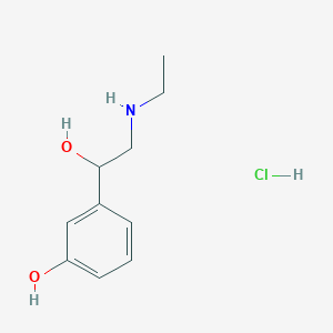 molecular formula C10H16ClNO2 B018320 Etilefrine hydrochloride CAS No. 534-87-2
