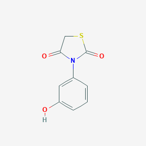3-(3-Hydroxyphenyl)-1,3-thiazolidine-2,4-dione
