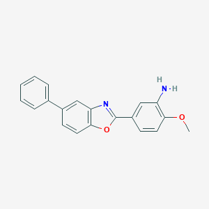 molecular formula C20H16N2O2 B018322 2-(3-Amino-4-methoxyphenyl)-5-phenylbenzoxazole CAS No. 599201-51-1