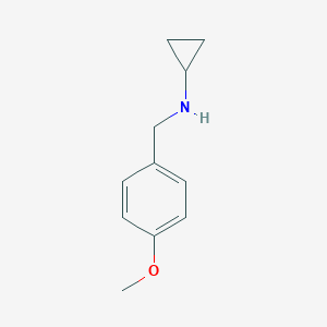 molecular formula C11H15NO B183225 N-(4-methoxybenzyl)cyclopropanamine CAS No. 70894-71-2