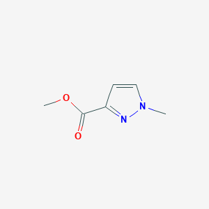 molecular formula C6H8N2O2 B183227 methyl 1-methyl-1H-pyrazole-3-carboxylate CAS No. 17827-61-1