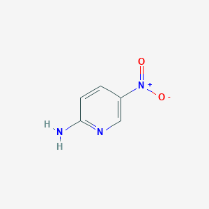 molecular formula C5H5N3O2 B018323 2-氨基-5-硝基吡啶 CAS No. 4214-76-0