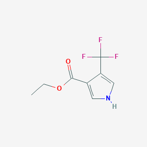 ethyl 4-(trifluoromethyl)-1H-pyrrole-3-carboxylate