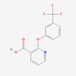 molecular formula C13H8F3NO3 B183232 2-[3-(Trifluoromethyl)phenoxy]nicotinic acid CAS No. 36701-89-0