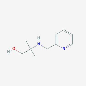 2-Methyl-2-(pyridin-2-ylmethylamino)propan-1-ol