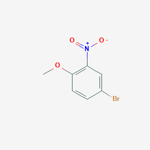 molecular formula C7H6BrNO3 B183251 4-溴-2-硝基苯甲醚 CAS No. 33696-00-3