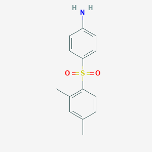 molecular formula C14H15NO2S B018326 4-(2,4-Dimethylbenzene-1-sulfonyl)aniline CAS No. 105456-58-4
