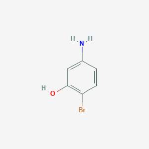 molecular formula C6H6BrNO B183262 5-氨基-2-溴苯酚 CAS No. 55120-56-4
