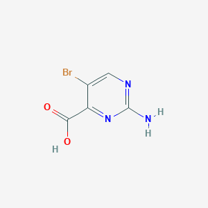 molecular formula C5H4BrN3O2 B183270 2-Amino-5-bromopyrimidine-4-carboxylic acid CAS No. 914208-48-3