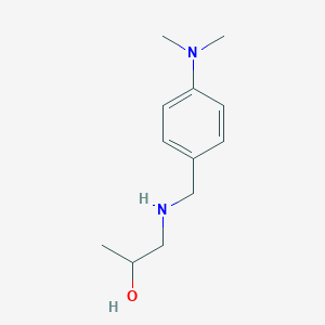 molecular formula C12H20N2O B183273 1-[(4-Dimethylaminophenyl)methylamino]propan-2-ol CAS No. 7467-44-9