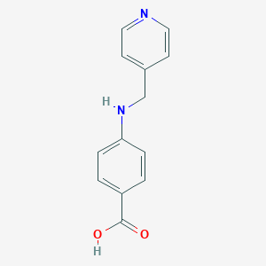 molecular formula C13H12N2O2 B183275 4-[(4-Pyridinylmethyl)amino]benzoic acid CAS No. 5966-20-1