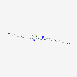 molecular formula C24H40N2S2 B183276 4,4'-Dinonyl-2,2'-bithiazole CAS No. 180729-91-3