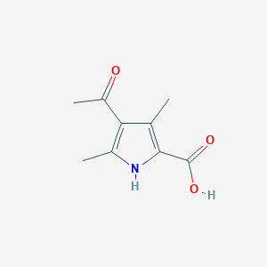 molecular formula C9H11NO3 B183289 4-Acetyl-3,5-dimethyl-1H-pyrrole-2-carboxylic acid CAS No. 2386-28-9