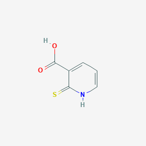 molecular formula C6H5NO2S B183290 2-Mercaptonicotinic acid CAS No. 38521-46-9