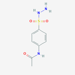 molecular formula C8H11N3O3S B183299 N-[4-(hydrazinosulfonyl)phenyl]acetamide CAS No. 3989-50-2