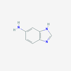 molecular formula C7H7N3 B183301 5-Aminobenzimidazole CAS No. 934-22-5