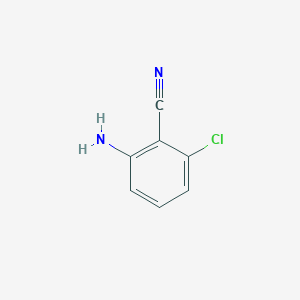 molecular formula C7H5ClN2 B183317 2-氨基-6-氯苯甲腈 CAS No. 6575-11-7