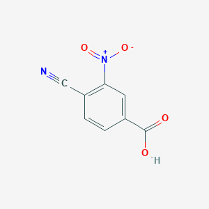molecular formula C8H4N2O4 B183318 4-氰基-3-硝基苯甲酸 CAS No. 153775-42-9
