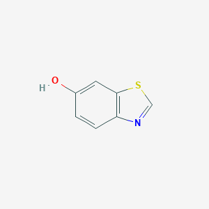 molecular formula C7H5NOS B183329 6-羟基苯并噻唑 CAS No. 13599-84-3
