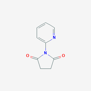 molecular formula C9H8N2O2 B183331 2,5-Pyrrolidinedione, 1-(2-pyridinyl)- CAS No. 33624-29-2