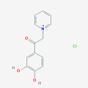 1-(3,4-Dihydroxyphenyl)-2-pyridin-1-ium-1-ylethanone;chloride
