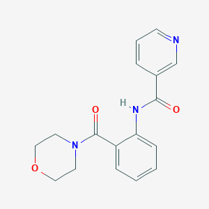 N-[2-(morpholine-4-carbonyl)phenyl]pyridine-3-carboxamide